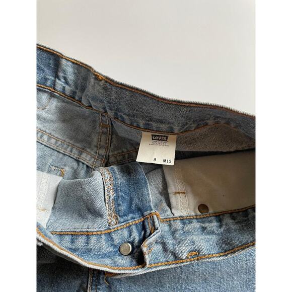 Vintage 90s Levi's Denim Shorts‎ Size 8 Mis - Picture 5 of 7
